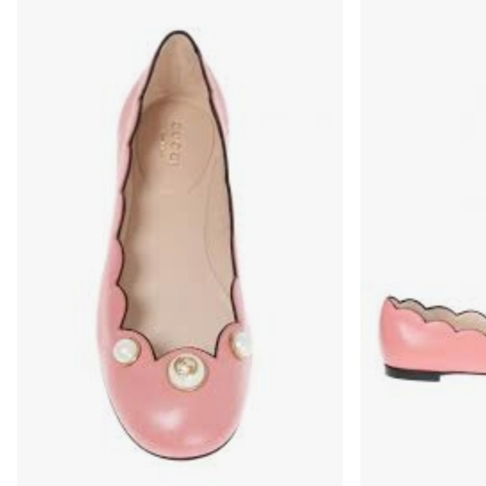 GUCCI Willow Scalloped Flats